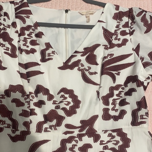 Rebbeca Taylor Designer Amea Floral ruffle Woman’s dress - Picture 8 of 13